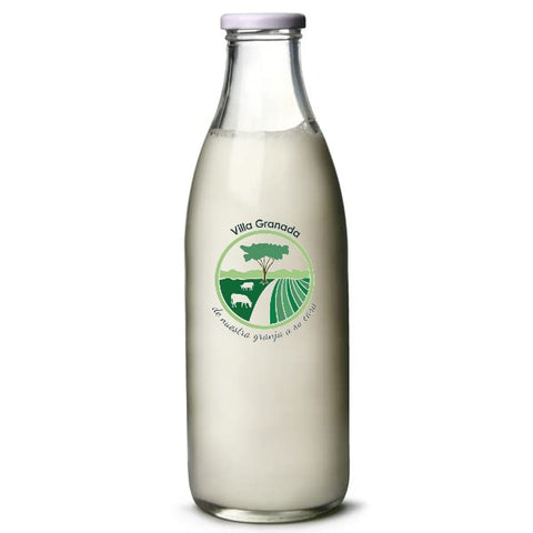 Leche fresca en botella de vidrio (con intercambio de botella) | Villa Granada | 1 L