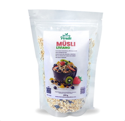 Müsli liviano | Mercado Verde | 400 g