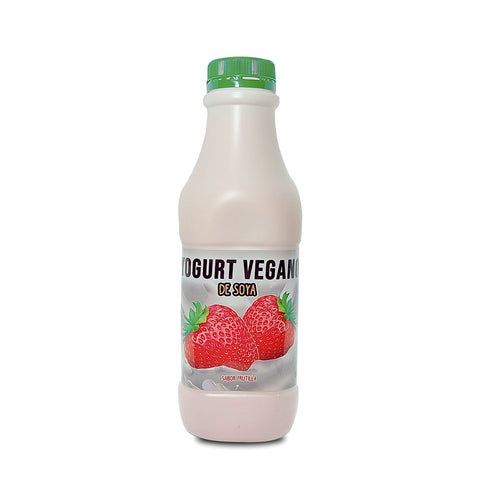 Yogurt vegano de soya (fresa) | Eco Chef | 1 L