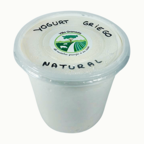 Yogurt griego (natural, frutilla y vainilla) | Villa Granada | 1 kg